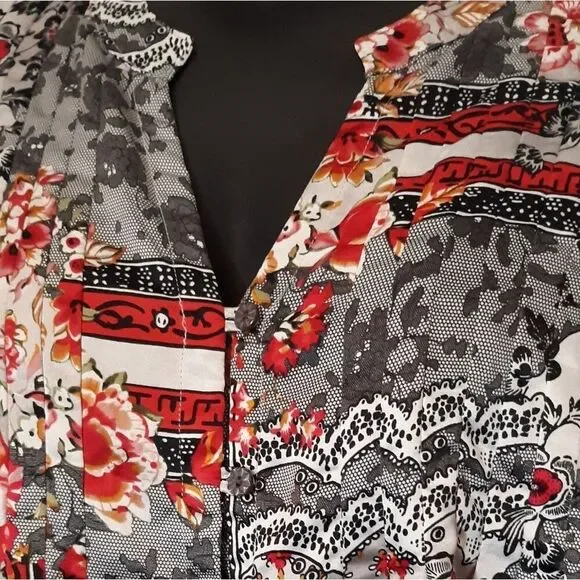 Denim 24/7 silky button down blouse - Picture 4 of 6